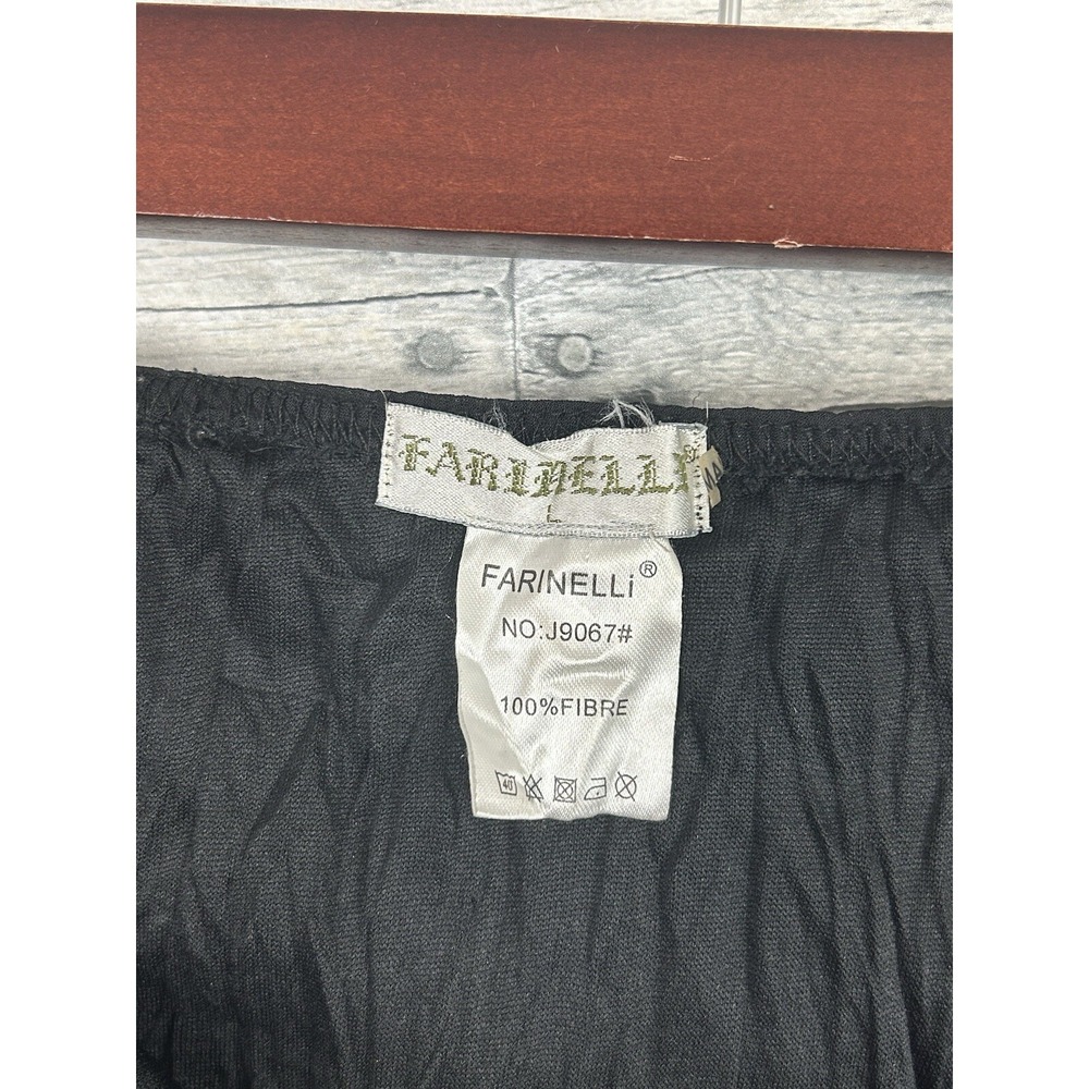 FARINELLI Made In Italy Women Black Skirt Size Large Vintage - Picture 2 of 4